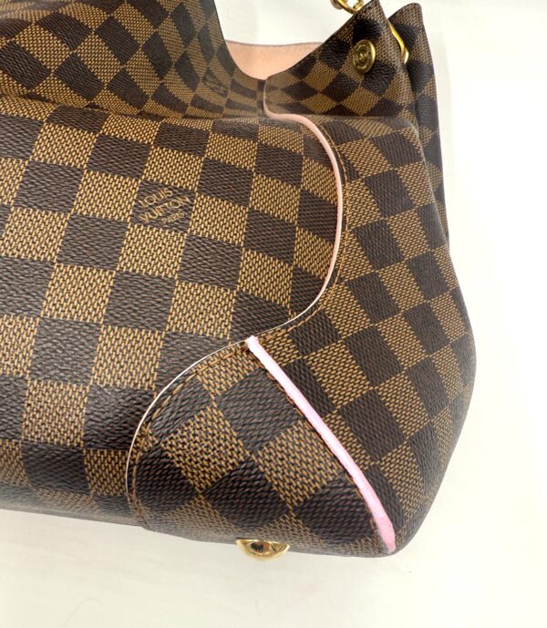 Authentic Louis Vuitton Caissa Hobo, Rose Ballerine, with LV keyring charm included - Image 24