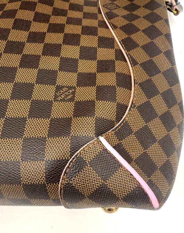 Authentic Louis Vuitton Caissa Hobo, Rose Ballerine, with LV keyring charm included - Image 25