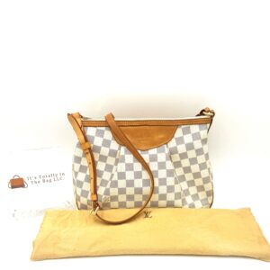 Authentic Louis Vuitton Siracusa PM crossbody with LV dustbag included