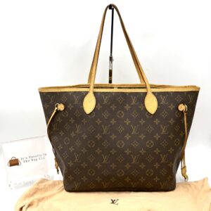Authentic Louis Vuitton Neverfull MM, Monogram, with LV dustbag included