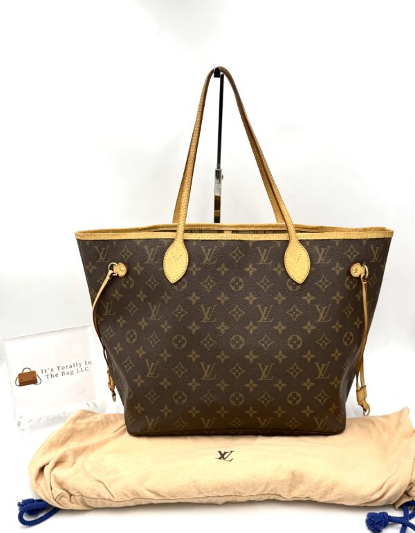 Authentic Louis Vuitton Neverfull MM, Monogram, with LV dustbag included