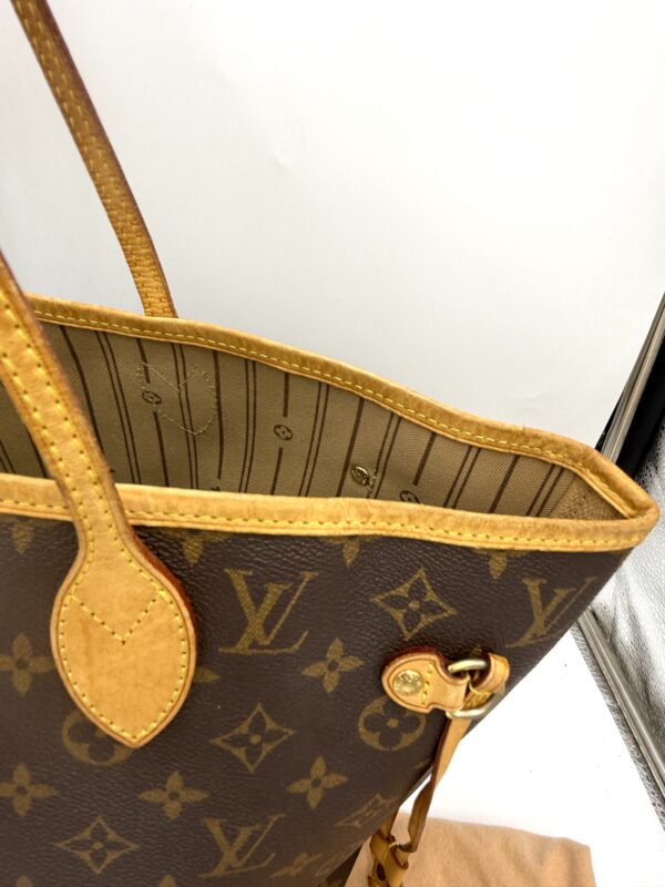 Authentic Louis Vuitton Neverfull MM, Monogram, with LV dustbag included - Image 19
