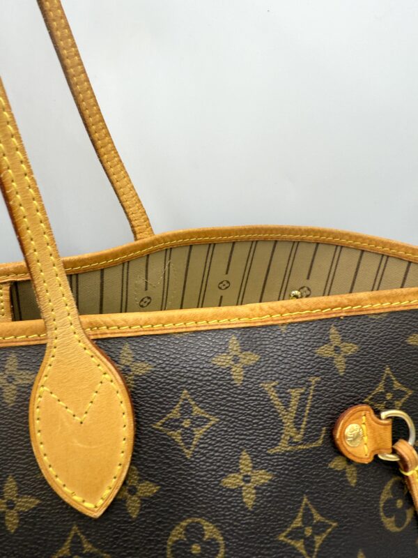 Authentic Louis Vuitton Neverfull GM, monogram, with beige interior, LV dustbag included - Image 12