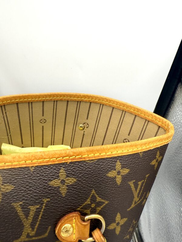Authentic Louis Vuitton Neverfull GM, monogram, with beige interior, LV dustbag included - Image 15