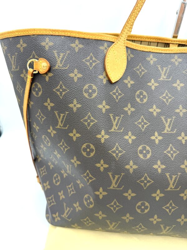 Authentic Louis Vuitton Neverfull GM, monogram, with beige interior, LV dustbag included - Image 27