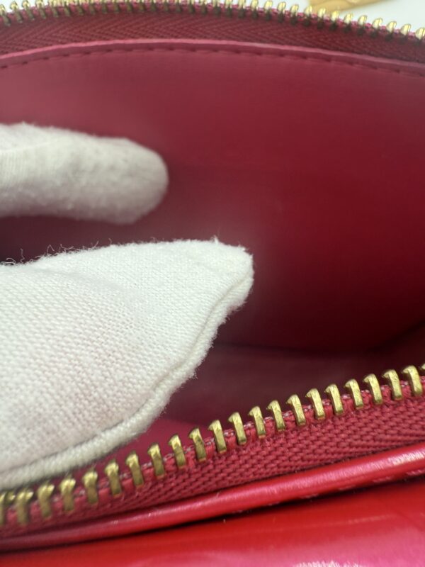 Authentic Louis Vuitton Pink Mott with original strap and generic crossbody chain and dustbag included - Image 16