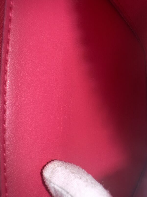 Authentic Louis Vuitton Pink Mott with original strap and generic crossbody chain and dustbag included - Image 10
