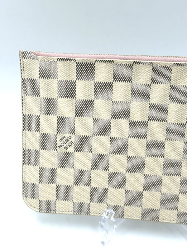 Authentic Louis Vuitton Neverfull MM/GM pouch, Azur, Rose Ballerine - Image 3