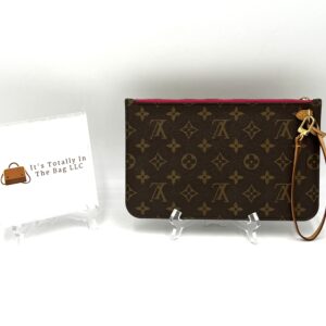 Authentic Louis Vuitton Neverfull MM/GM pouch, monogram, Pivoine
