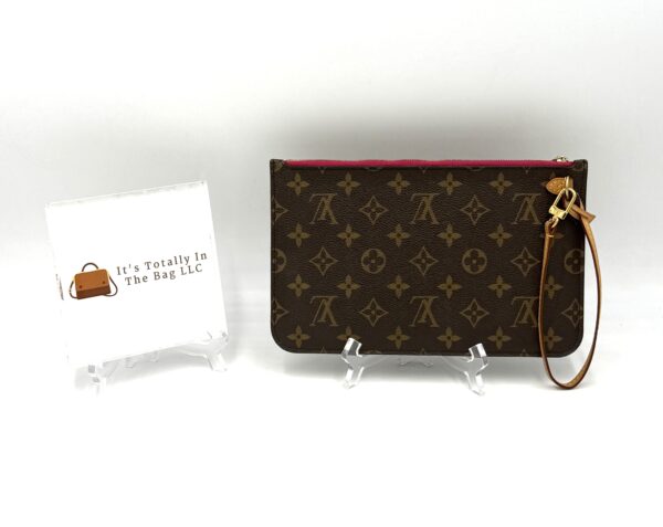 Authentic Louis Vuitton Neverfull MM/GM pouch, monogram, Pivoine