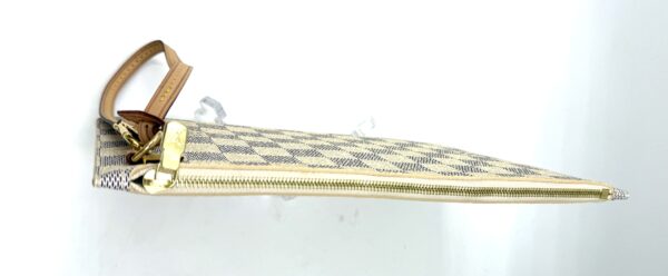 Authentic Louis Vuitton Neverfull MM/GM pouch, Azur/Beige - Image 6