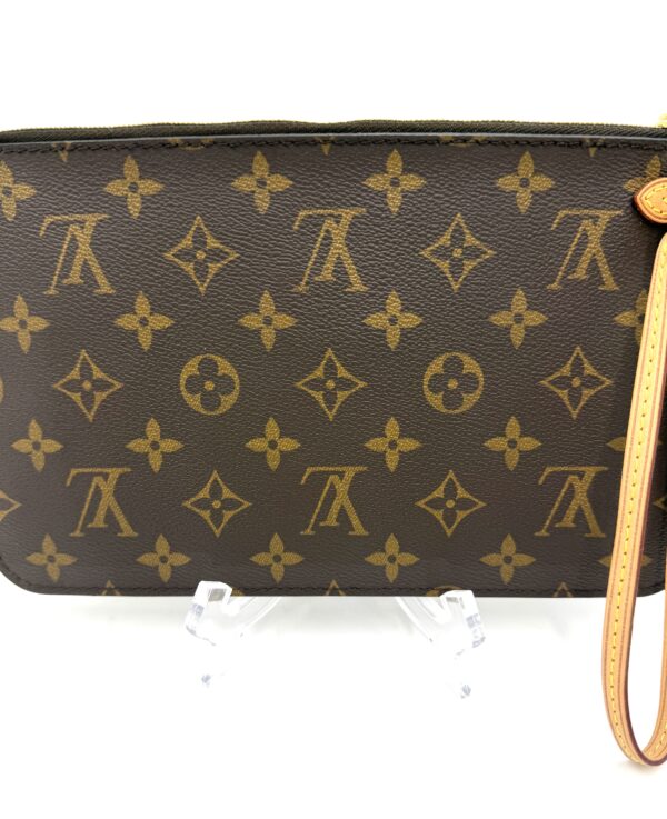 Authentic Louis Vuitton Neverfull MM/GM pouch, Monogram beige - Image 3