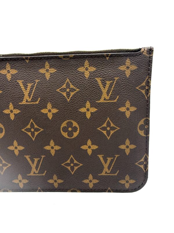 Authentic Louis Vuitton Neverfull MM/GM pouch, Monogram beige - Image 6