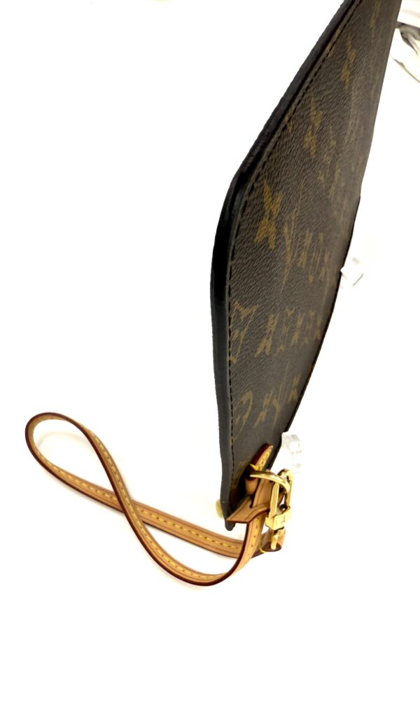 Authentic Louis Vuitton Neverfull MM/GM pouch, Monogram beige - Image 14