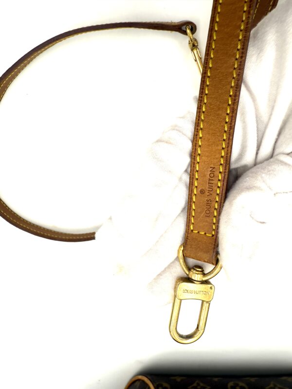 Authentic Louis Vuitton Ellipse MM, with LV strap or gold generic crossbody strap - Image 31