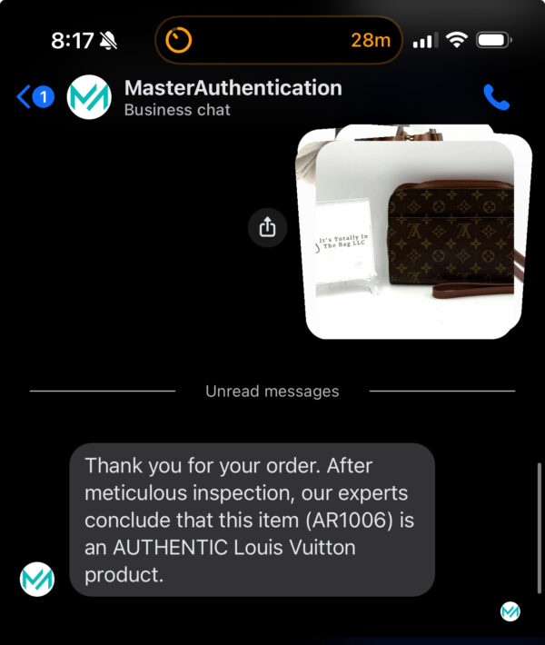 Authentic Louis Vuitton Orsay clutch - Image 16