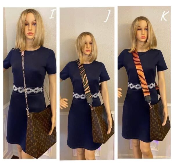 Authentic Louis Vuitton Looping GM, converted to crossbody, choose your own generic strap and original strap and hardware included (removed) - Image 6