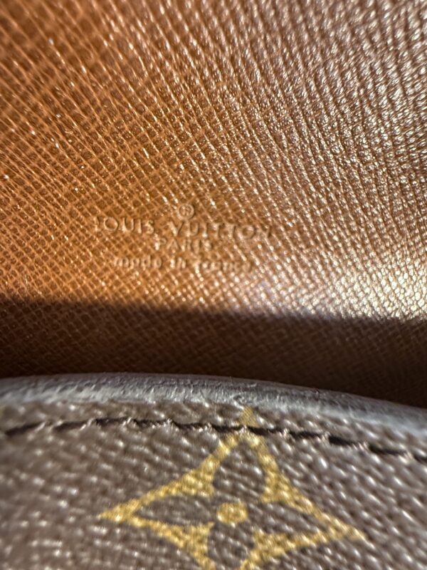 Authentic Vintage Louis Vuitton St Cloud PM with original strap removed and generic gold chain crossbody strap included - Image 15