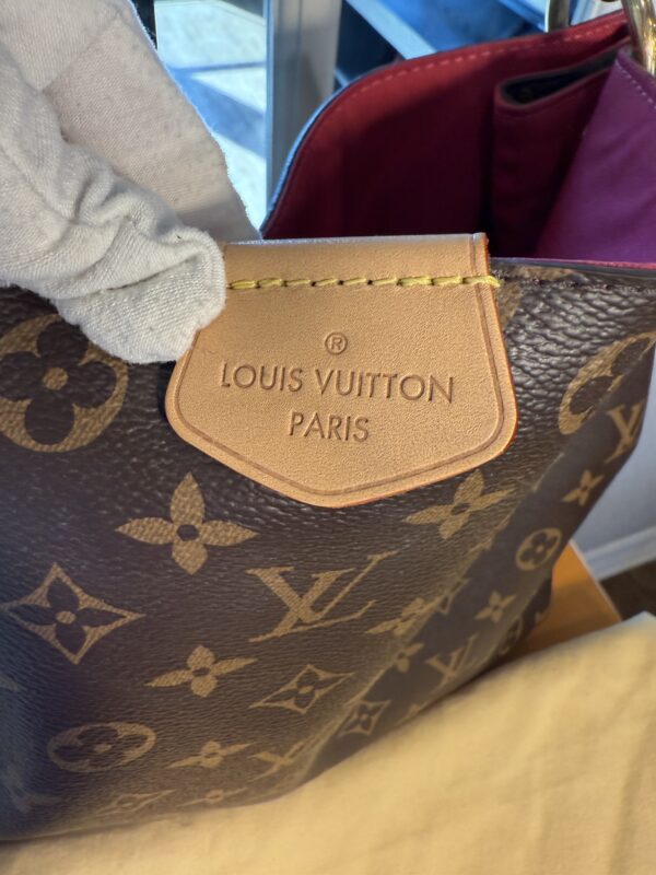 Authentic Louis Vuitton Graceful PM, Pivoine/Monogram, with LV box, LV tag, and LV dud tag included - Image 5