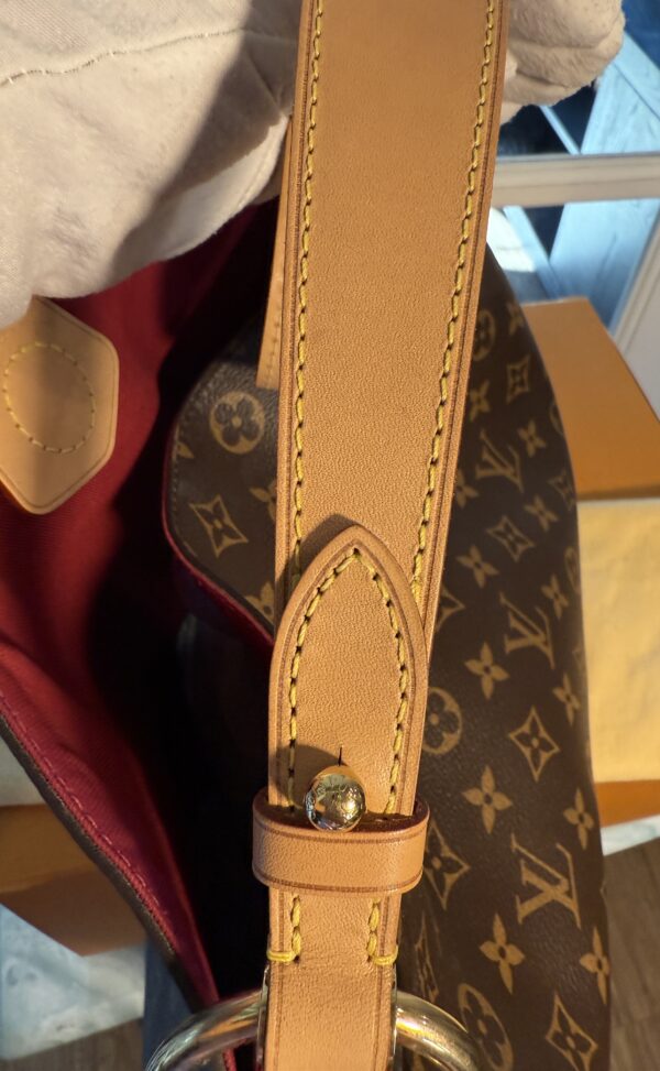 Authentic Louis Vuitton Graceful PM, Pivoine/Monogram, with LV box, LV tag, and LV dud tag included - Image 9