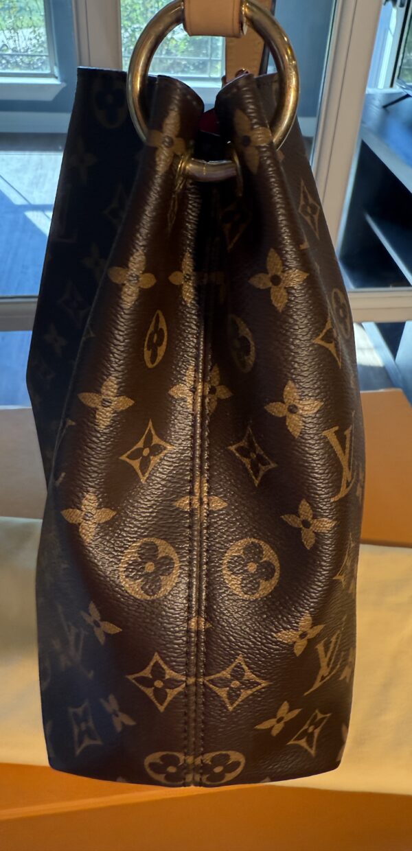 Authentic Louis Vuitton Graceful PM, Pivoine/Monogram, with LV box, LV tag, and LV dud tag included - Image 12