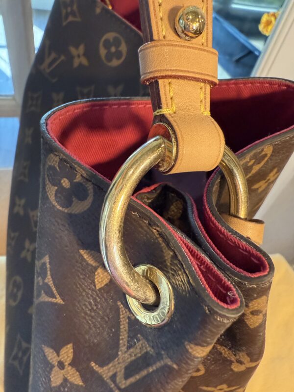 Authentic Louis Vuitton Graceful PM, Pivoine/Monogram, with LV box, LV tag, and LV dud tag included - Image 14