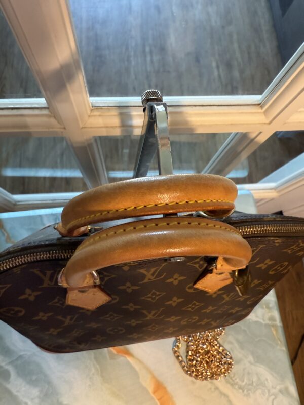 Authentic Louis Vuitton Alma PM with LV lock attached (no key) and generic crossbody chain included - Image 9