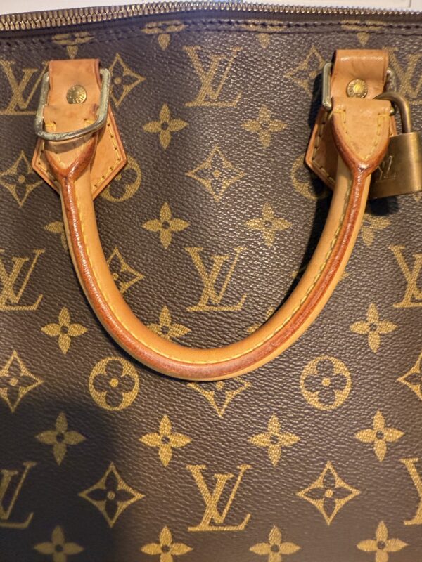 Authentic Louis Vuitton Alma PM with LV lock attached (no key) and generic crossbody chain included - Image 14