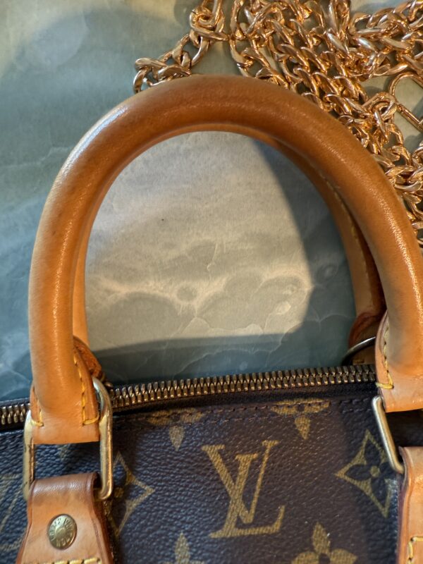 Authentic Louis Vuitton Alma PM with LV lock attached (no key) and generic crossbody chain included - Image 26
