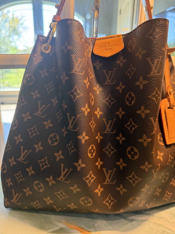 Authentic Louis Vuitton Graceful MM, Peony/Pivoine (choose from drop down for bag bundle only or to add generic crossbody strap) - Image 8