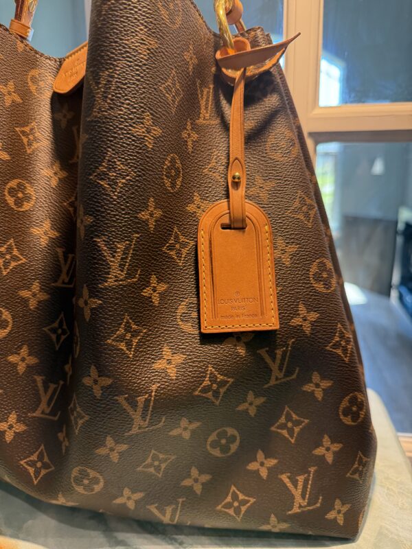 Authentic Louis Vuitton Graceful MM, Peony/Pivoine (choose from drop down for bag bundle only or to add generic crossbody strap) - Image 9