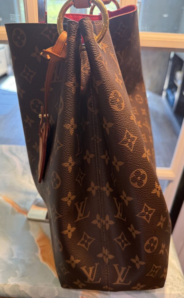 Authentic Louis Vuitton Graceful MM, Peony/Pivoine (choose from drop down for bag bundle only or to add generic crossbody strap) - Image 16