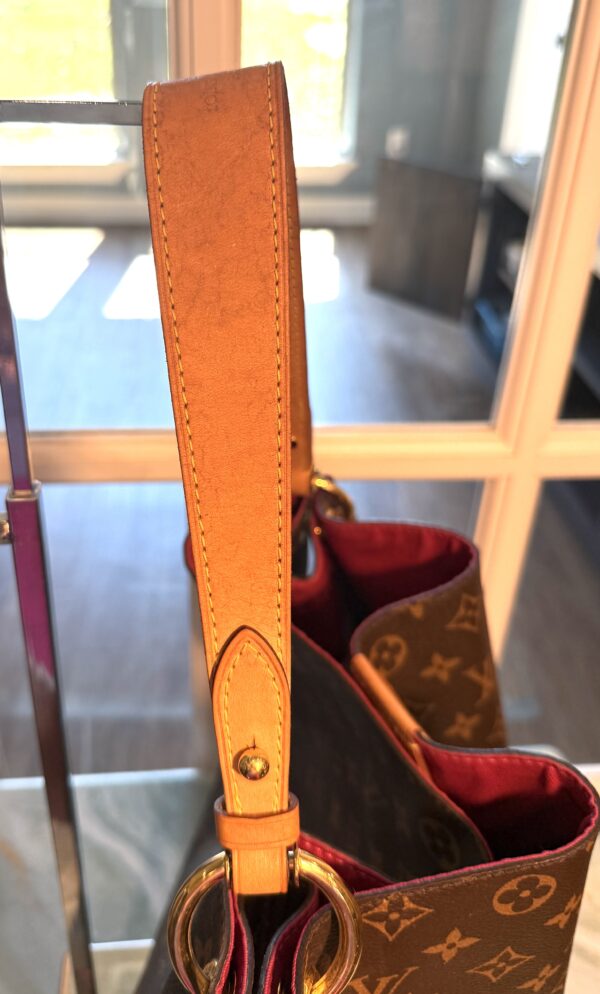 Authentic Louis Vuitton Graceful MM, Peony/Pivoine (choose from drop down for bag bundle only or to add generic crossbody strap) - Image 20