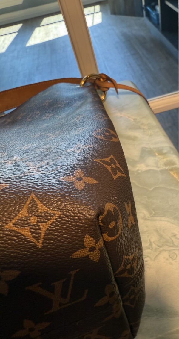 Authentic Louis Vuitton Graceful MM, Peony/Pivoine (choose from drop down for bag bundle only or to add generic crossbody strap) - Image 25