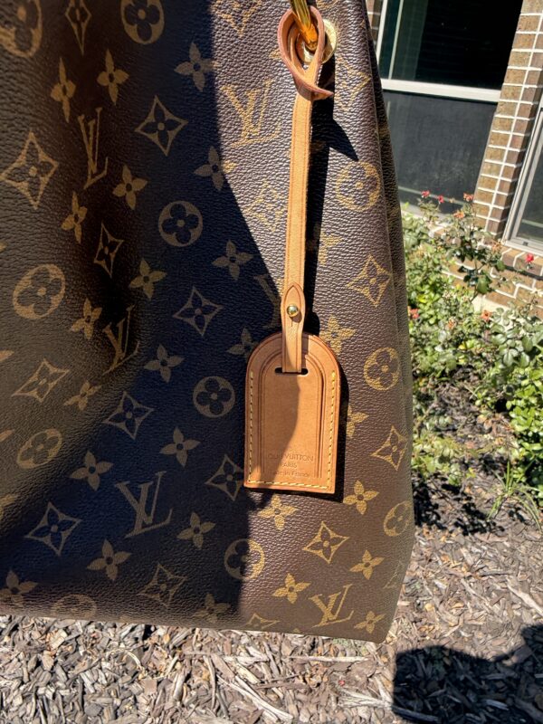 Authentic Louis Vuitton Graceful MM, Peony/Pivoine (choose from drop down for bag bundle only or to add generic crossbody strap) - Image 31