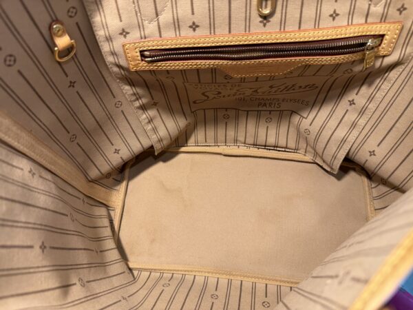 Authentic Louis Vuitton Neverfull MM, Monogram Beige with LV dustbag included - Image 29