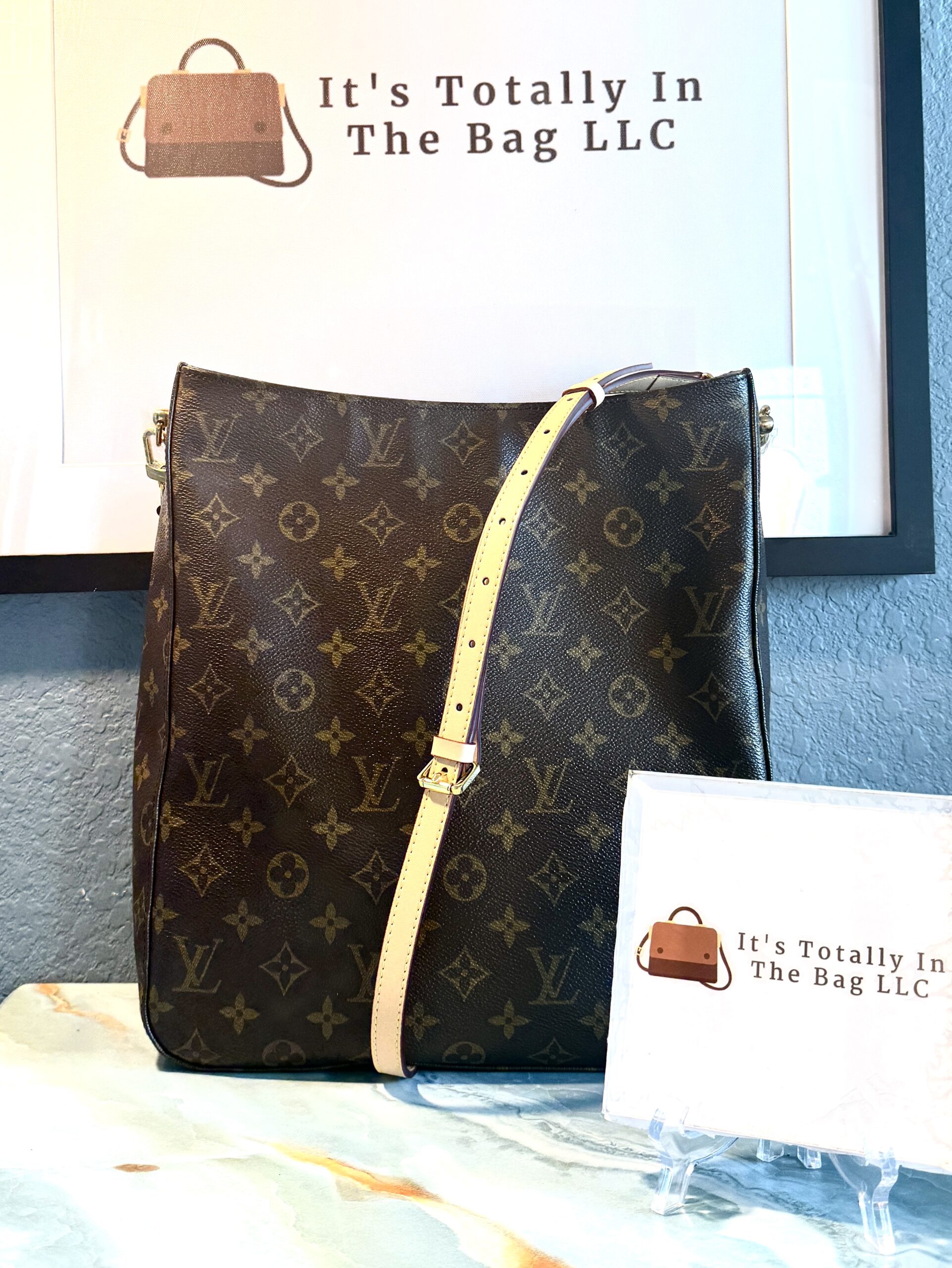 Authentic Louis Vuitton Looping GM, converted to crossbody, choose your own generic strap, original strap included (unattached)