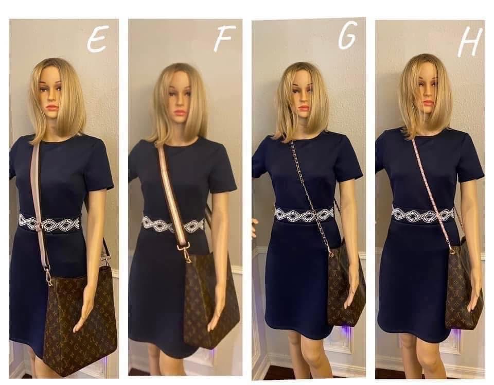 Authentic Louis Vuitton Looping GM, converted to crossbody, choose your own generic strap, original strap included (unattached) - Image 5