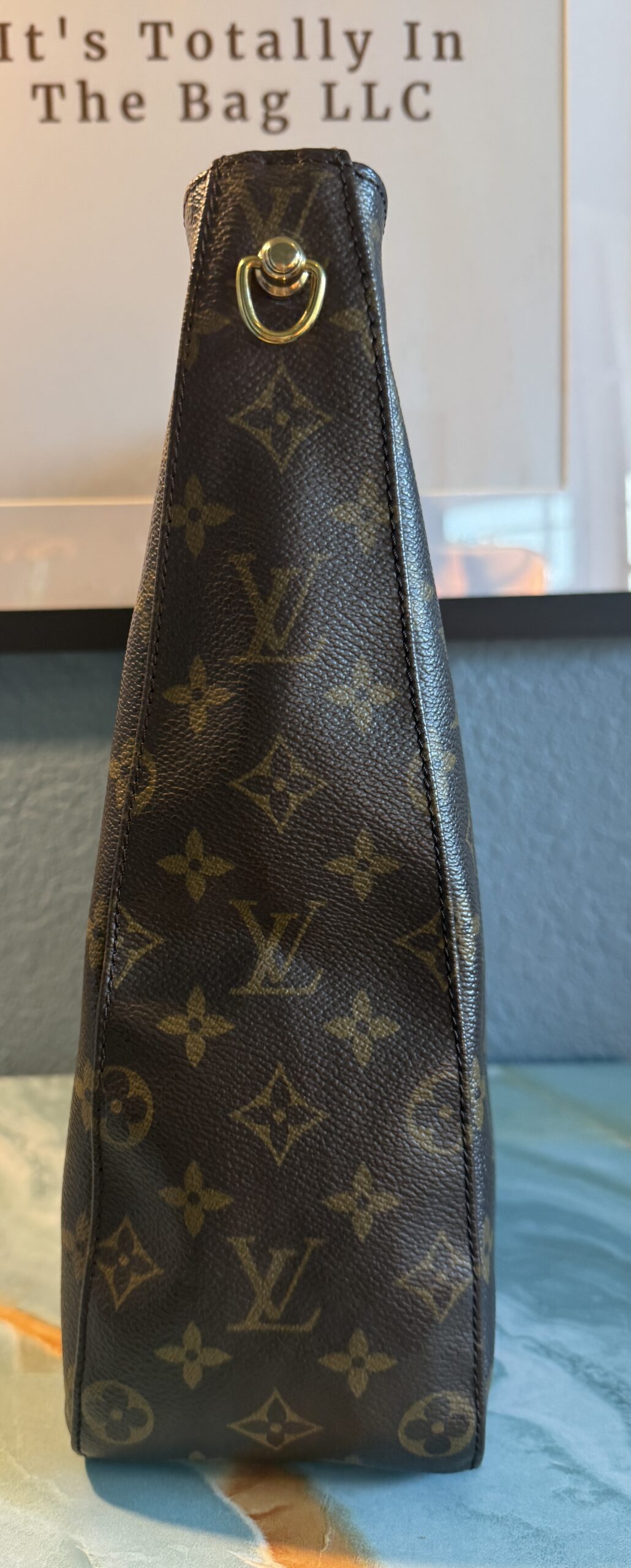 Authentic Louis Vuitton Looping GM, converted to crossbody, choose your own generic strap, original strap included (unattached) - Image 14