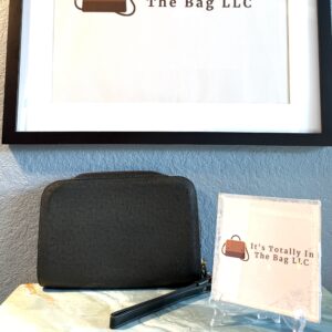 Authentic Louis Vuitton Dark Green Taiga Baikal Clutch