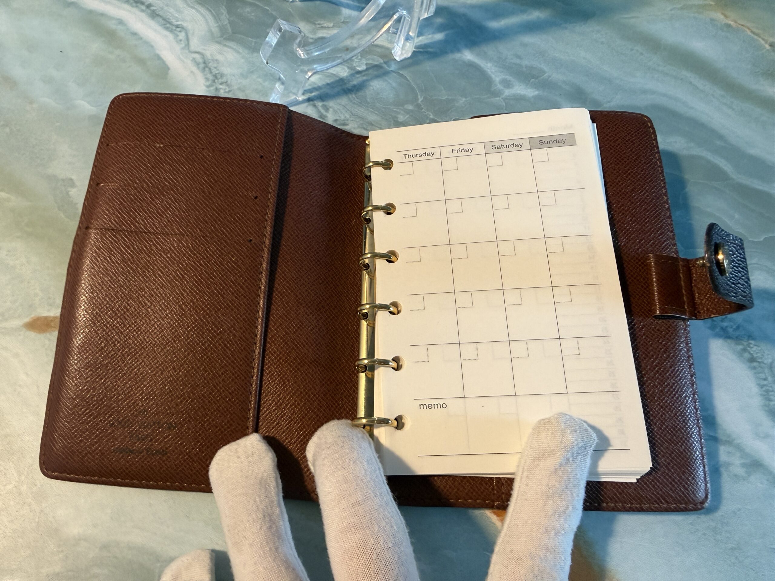 Authentic Louis Vuitton Agenda PM, monogram - Image 9