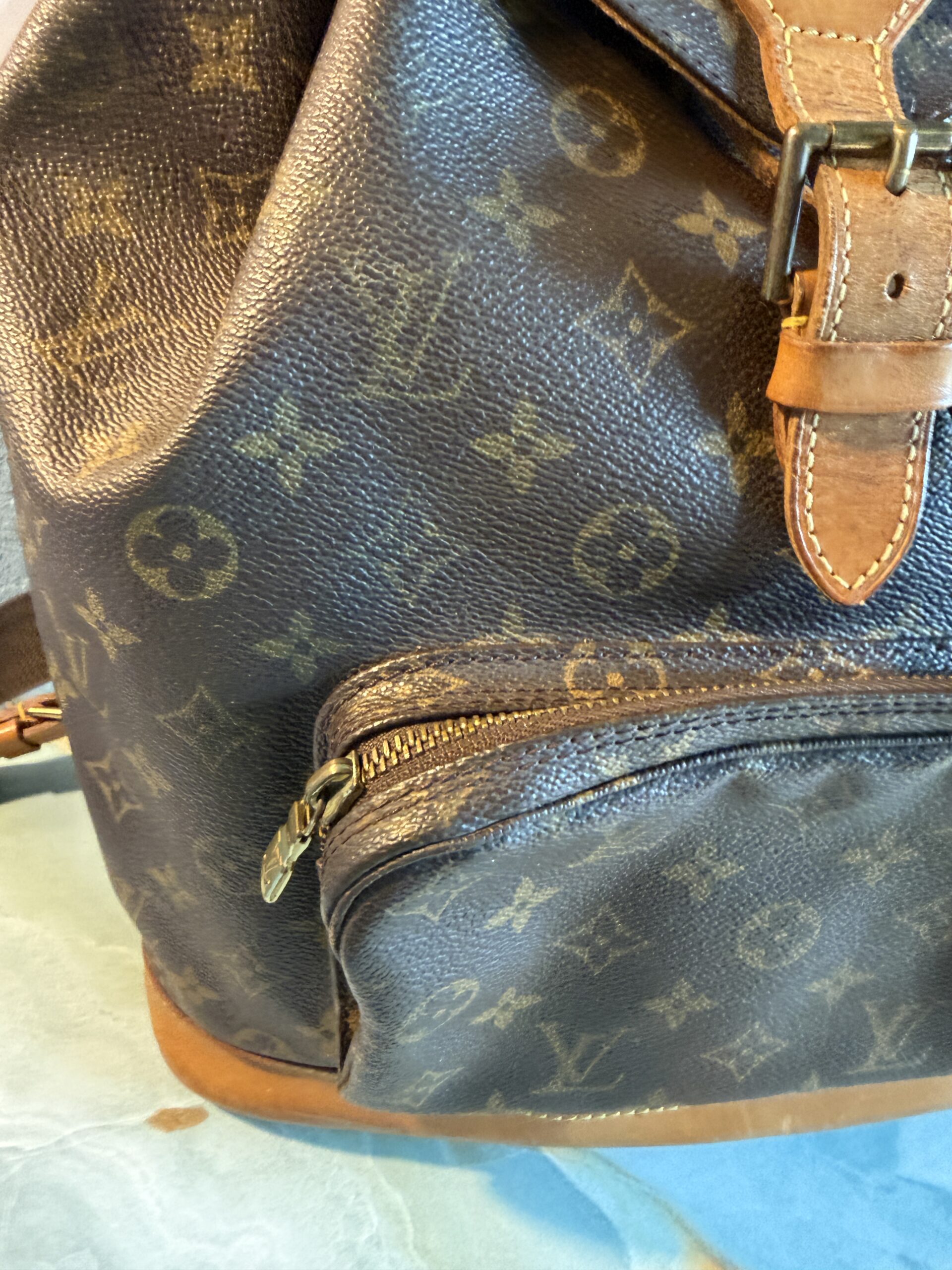 Authentic Louis Vuitton Montsouris GM Backpack - Image 12