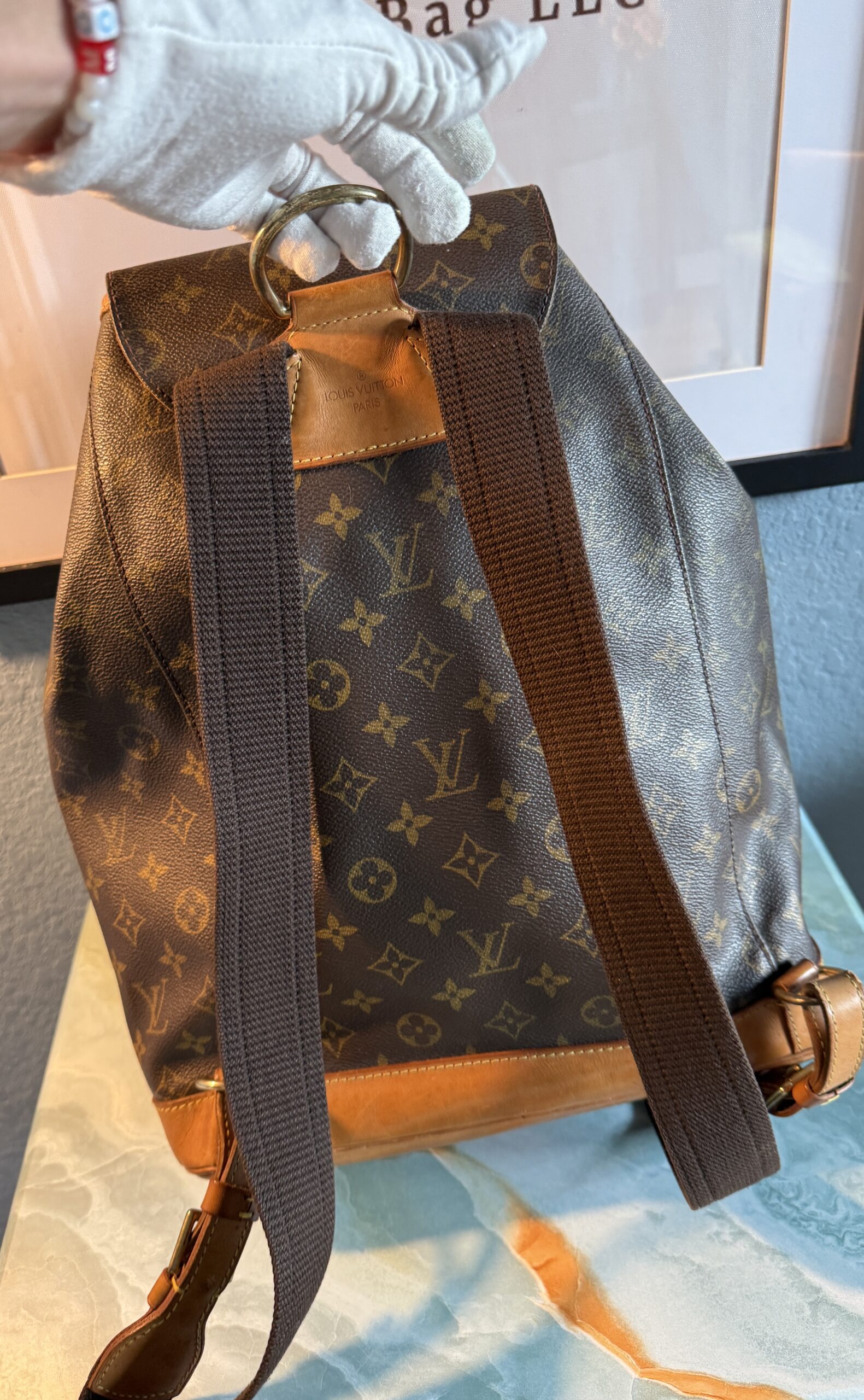 Authentic Louis Vuitton Montsouris GM Backpack - Image 21