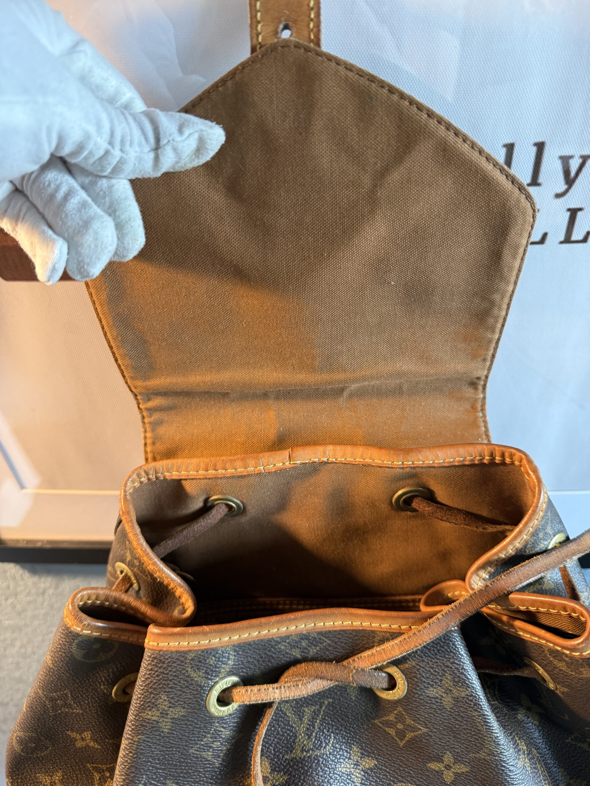 Authentic Louis Vuitton Montsouris GM Backpack - Image 35