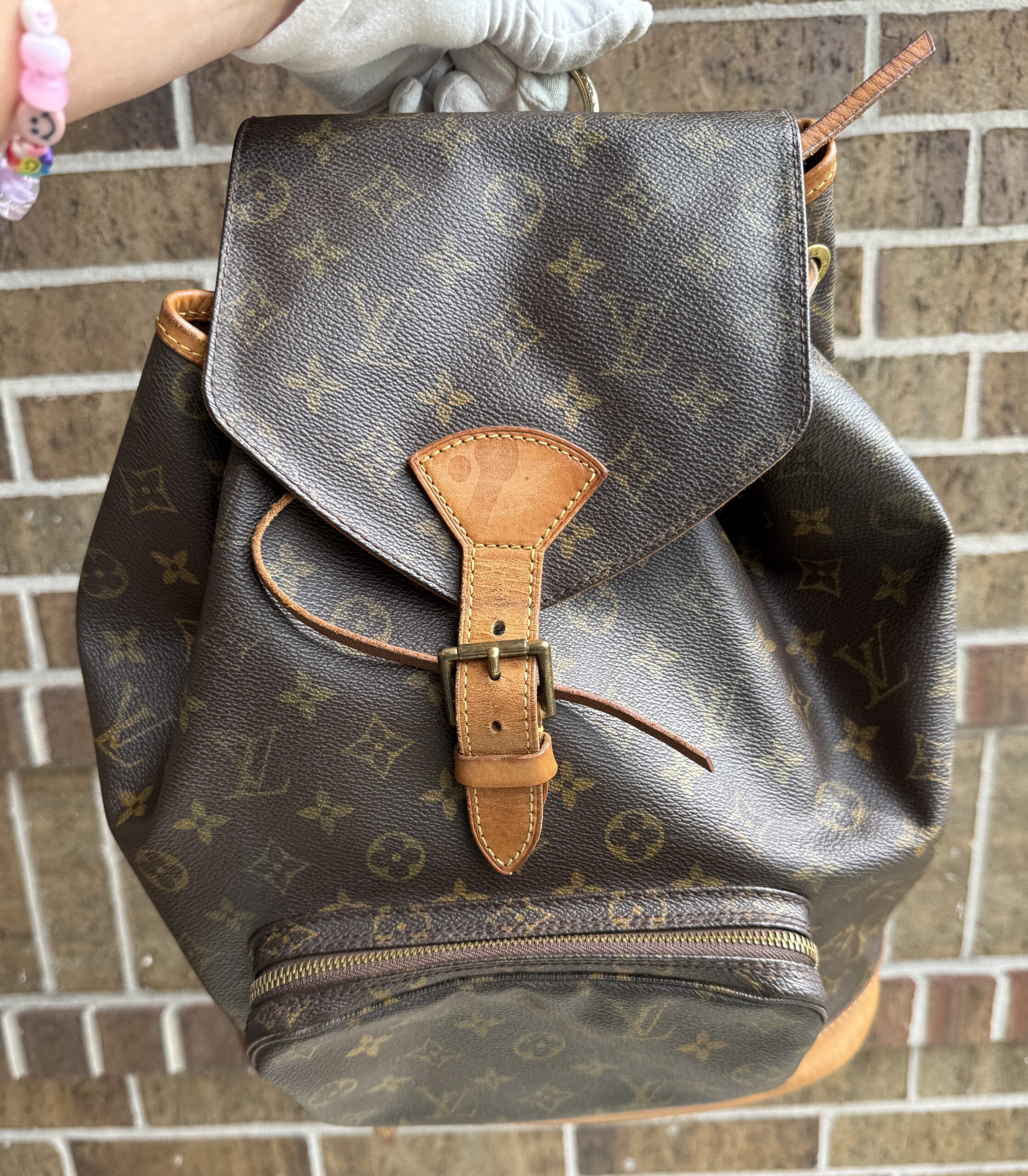 Authentic Louis Vuitton Montsouris GM Backpack - Image 3
