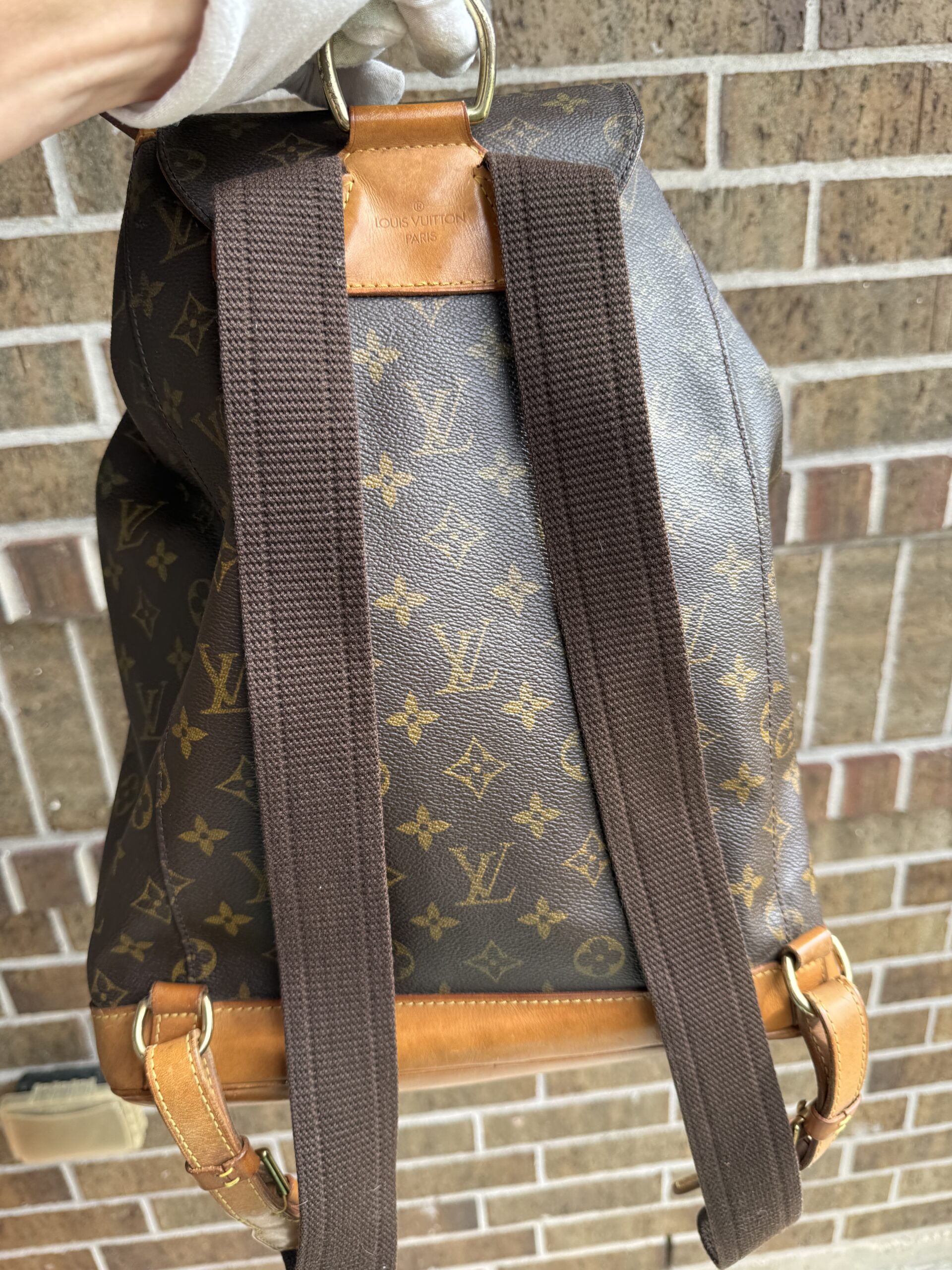 Authentic Louis Vuitton Montsouris GM Backpack - Image 4