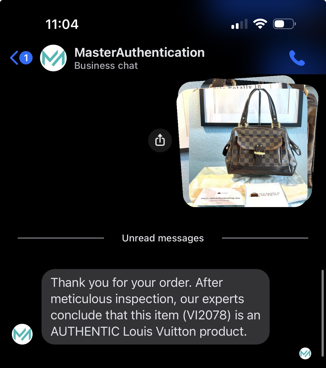 Authentic Louis Vuitton Knightsbridge with LV dustbag included - Image 35