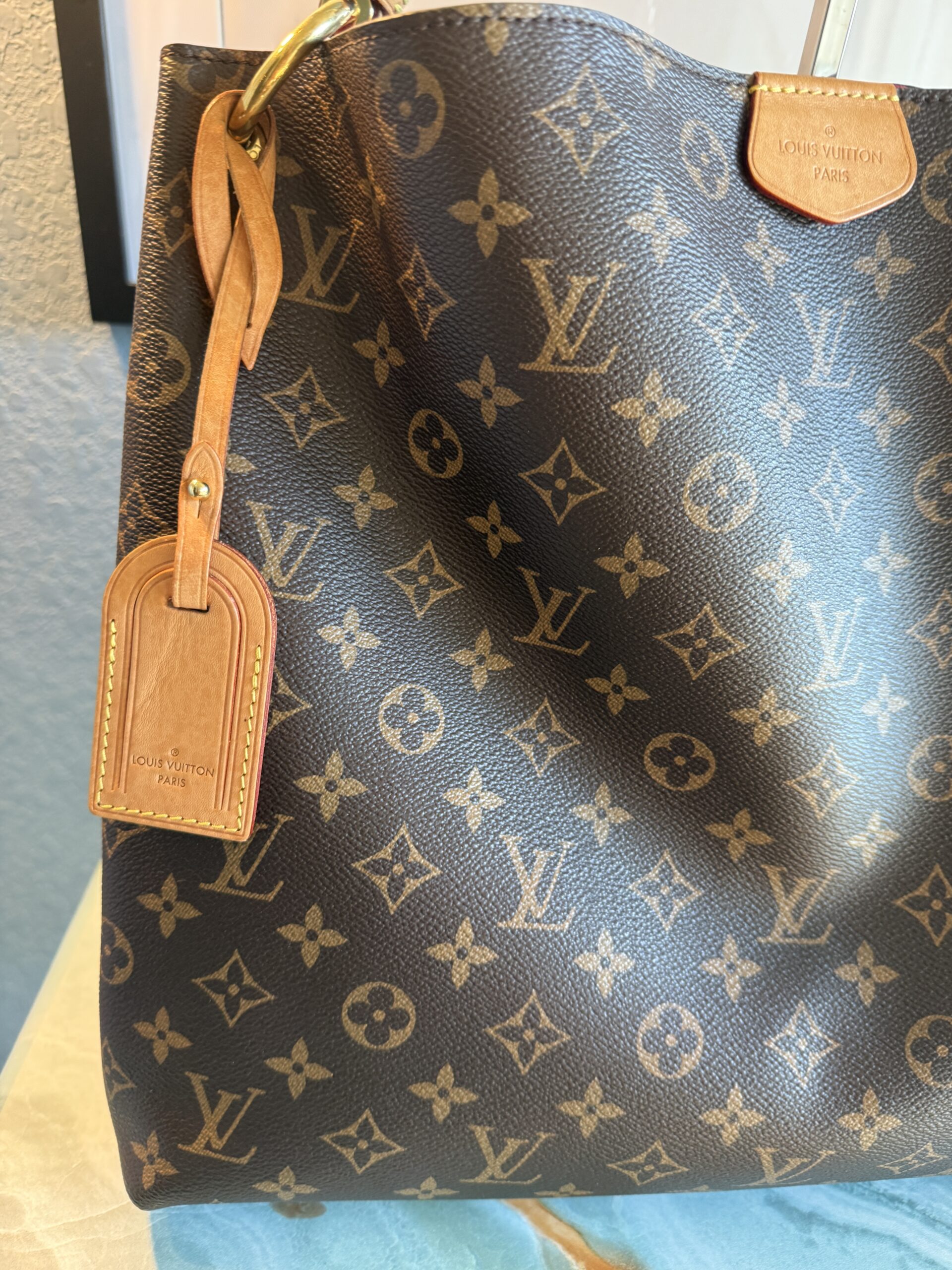 Authentic Louis Vuitton Graceful MM, Peony/Pivoine, with COA, and LV dustbag included - Image 5