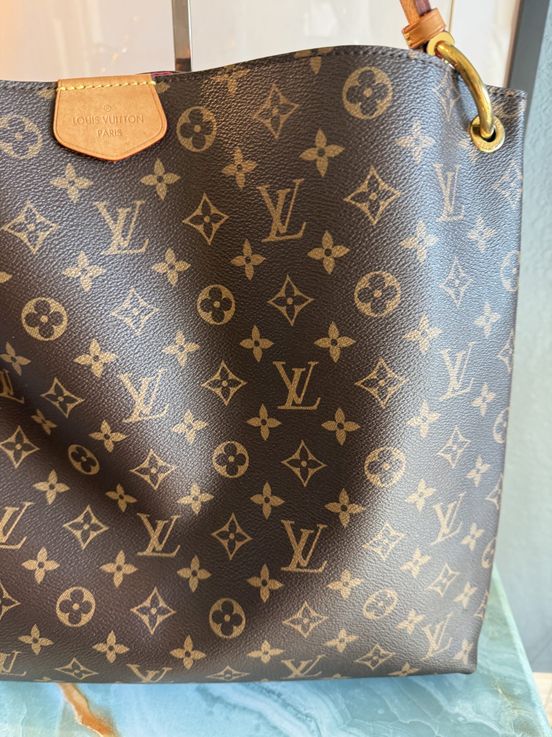 Authentic Louis Vuitton Graceful MM, Peony/Pivoine, with COA, and LV dustbag included - Image 7