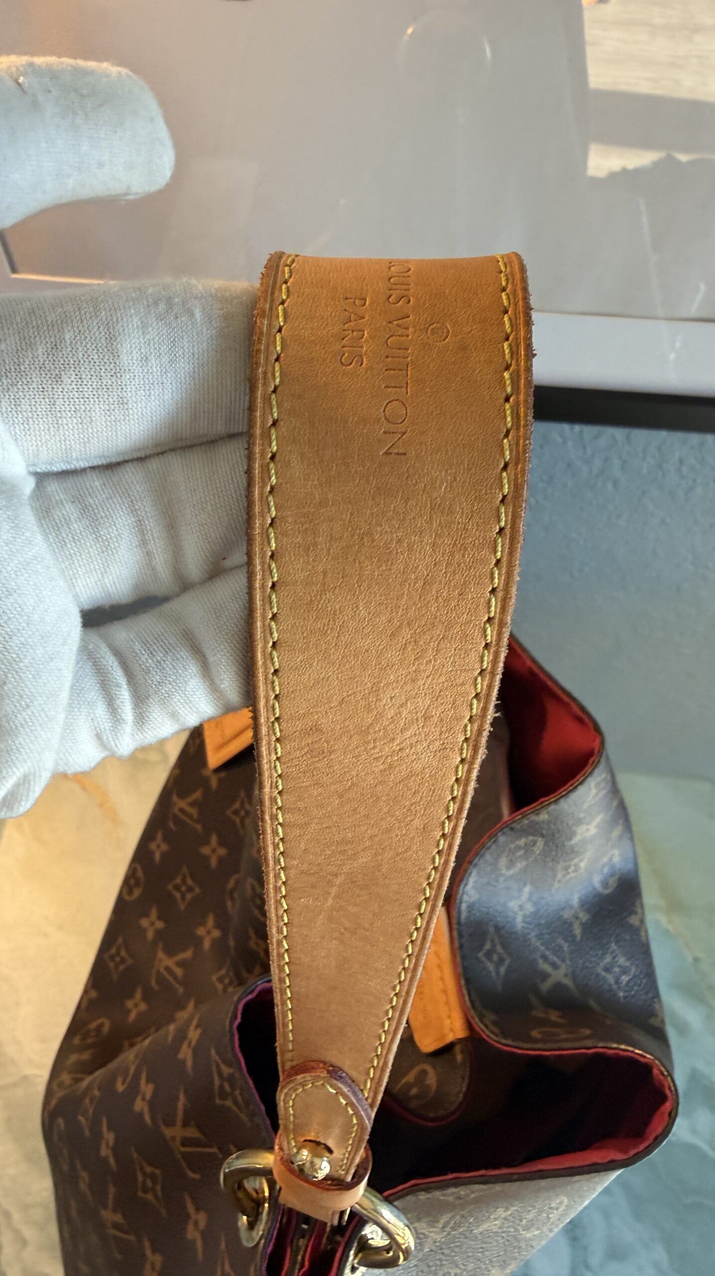 Authentic Louis Vuitton Graceful MM, Peony/Pivoine, with COA, and LV dustbag included - Image 13